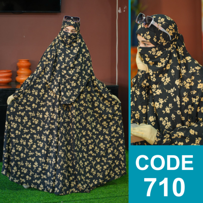 Luxury Zilbab Abaya Khimar (710)
