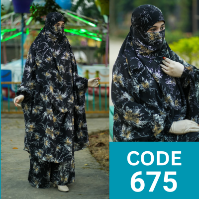 VIP Luxury Khimar Plazu Set (675)
