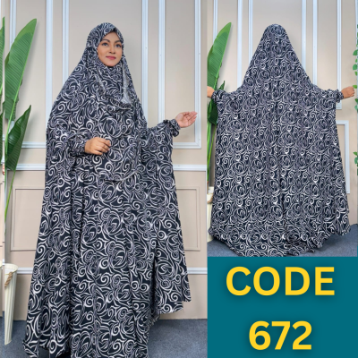 Jafran Zilbab Abaya Khimar (672)