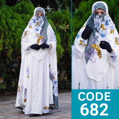 Luxary Zilbab Abaya Khimar (682)