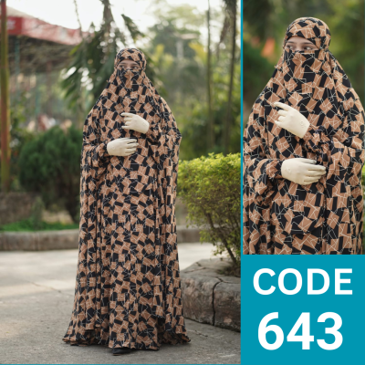 Luxary Zilbab Abaya Khimar (643)