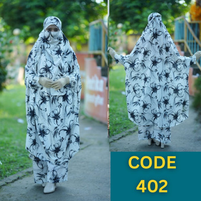 Luxury Khimar Plazu Set (402)