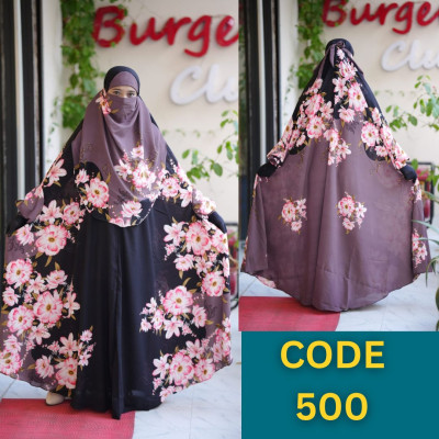 Luxary Zilbab Abaya Khimar (500)