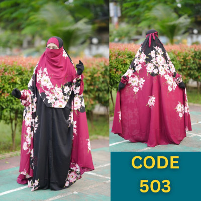 Luxary Zilbab Abaya Khimar (503)
